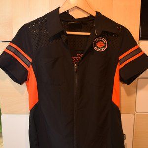 Harley Davidson womens zip up shirt